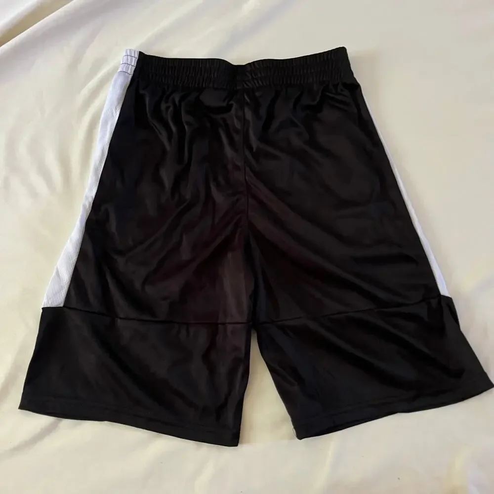 NWT Puma Black Athletic Basketball Shorts Comfort Lounge Sports Sz XL 18-20